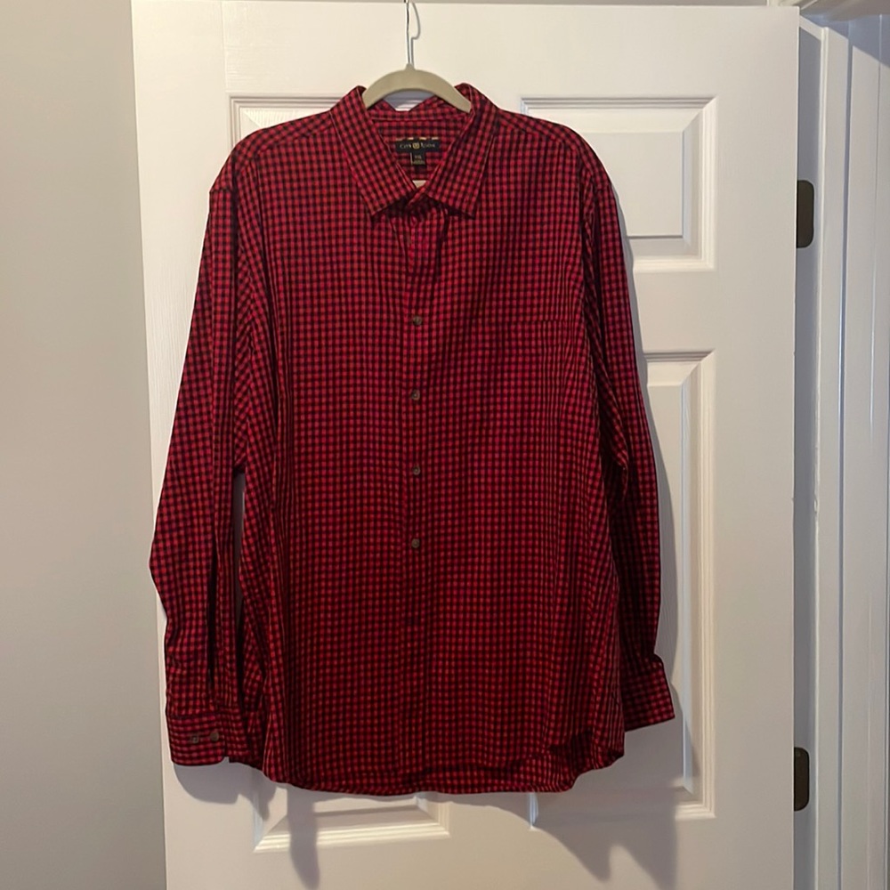 Club room dress shirt for men. Button down dress shirt